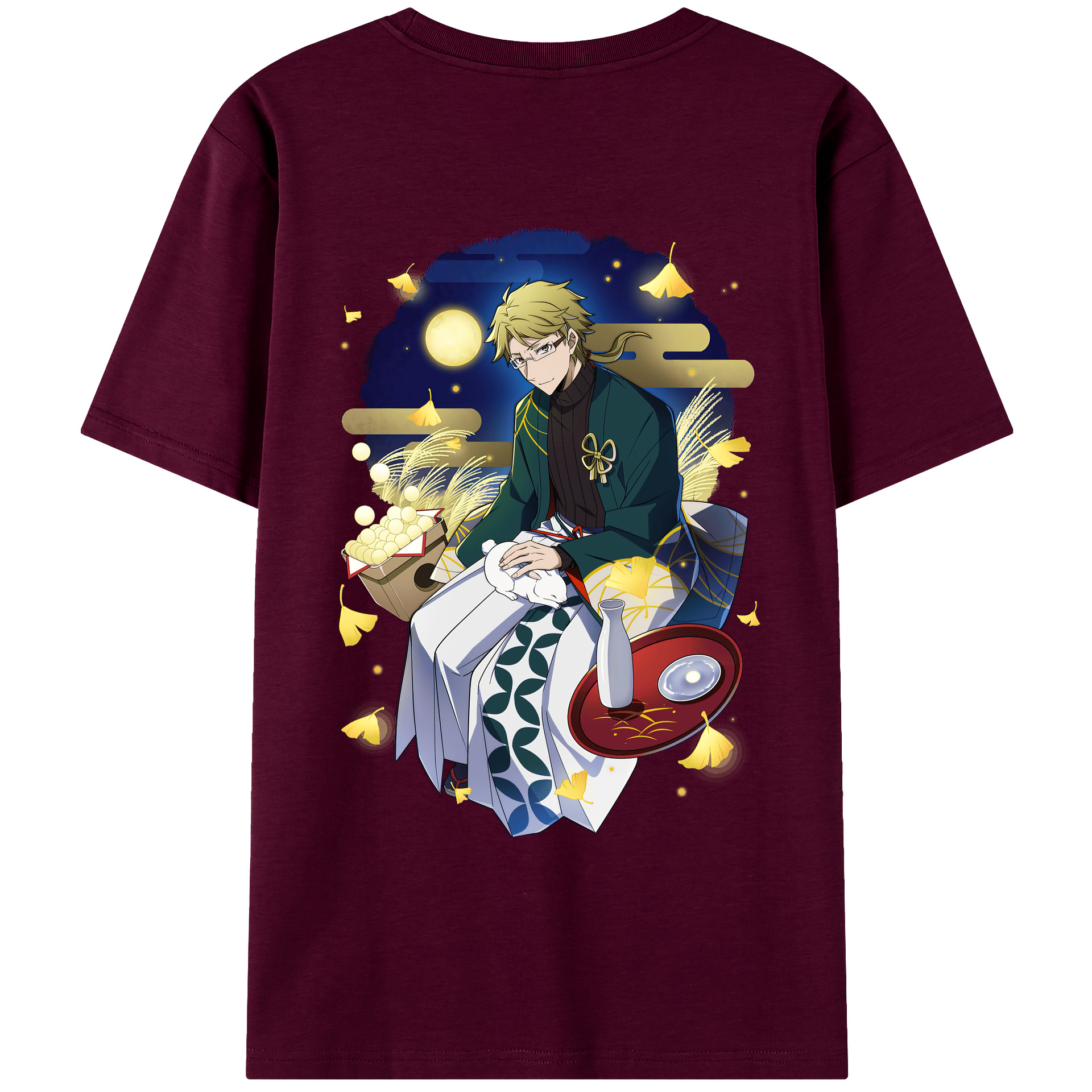 （画像用） 文豪ストレイドッグス Bungo Stray Dogs レディース半袖Tシャツ(バックプリント)